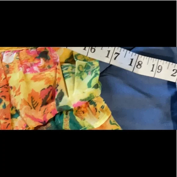 Dress mini NWOT Never worn brand new boutique 16” Ptp sundress cute babydoll - Picture 10 of 12